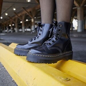 Dr. Martens Molly Platform Lace-Up Boots